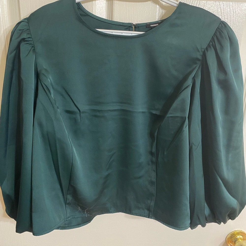 Elegant Green Women's Top